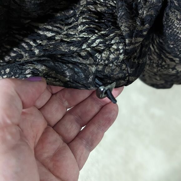 NWOT JM Collection Animal Print  Zip Up Jacket Drawstring Bottom - Picture 5 of 13